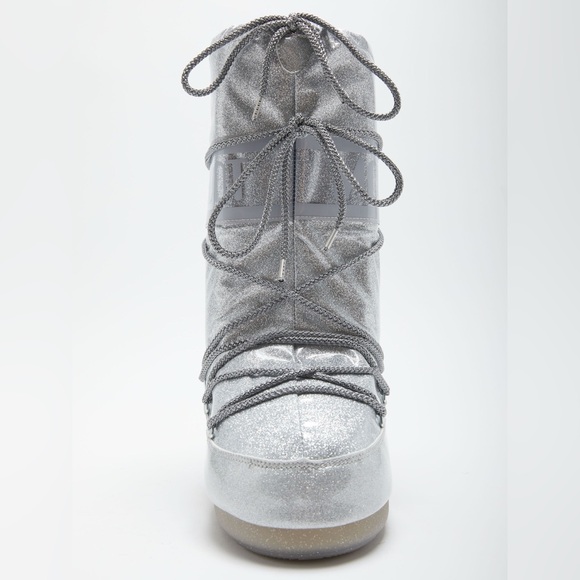 ICON SILVER GLITTER MOON BOOTS - Picture 4 of 5